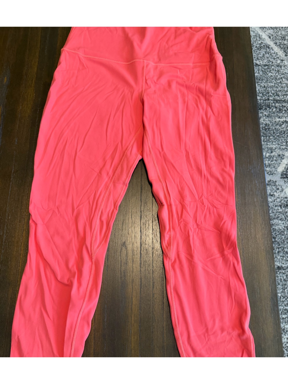 lululemon athletica Coral-Red Performance Leggings
